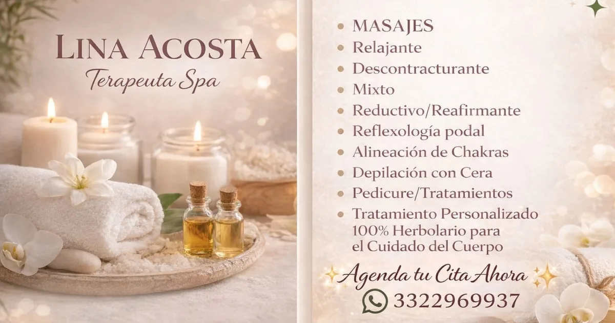 Lina Acosta Terapeuta Spa
