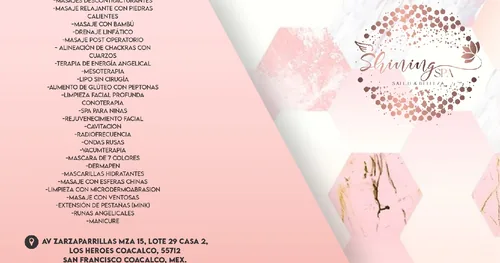 Shining SPA Salud y belleza., negocios en Coacalco de Berriozábal, Estado de México