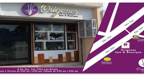 Orígenes Spa & Boutique, negocios en Tapachula, Chiapas