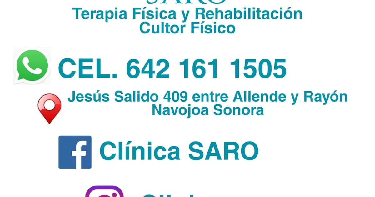 Clínica SARO Terapia Física, Rehabilitación y spa